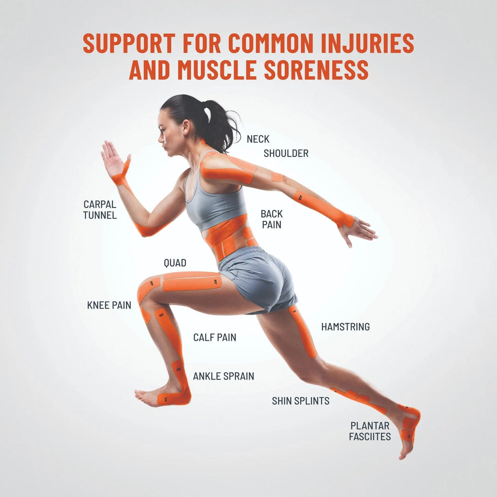 KT Tape Recovery Patch therapeutic patch designed to support muscle recovery and targeted pain relief