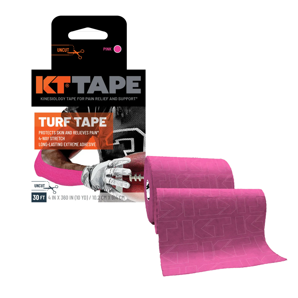 KT Tape Turf Tape kinesiology tape in Pink – durable athletic tape for turf sports protection#color_pink