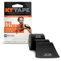 KT Tape Pro Extreme maximum strength kinesiology tape in Jet Black - 20 precut strips for intense athletic support#color_jet-black