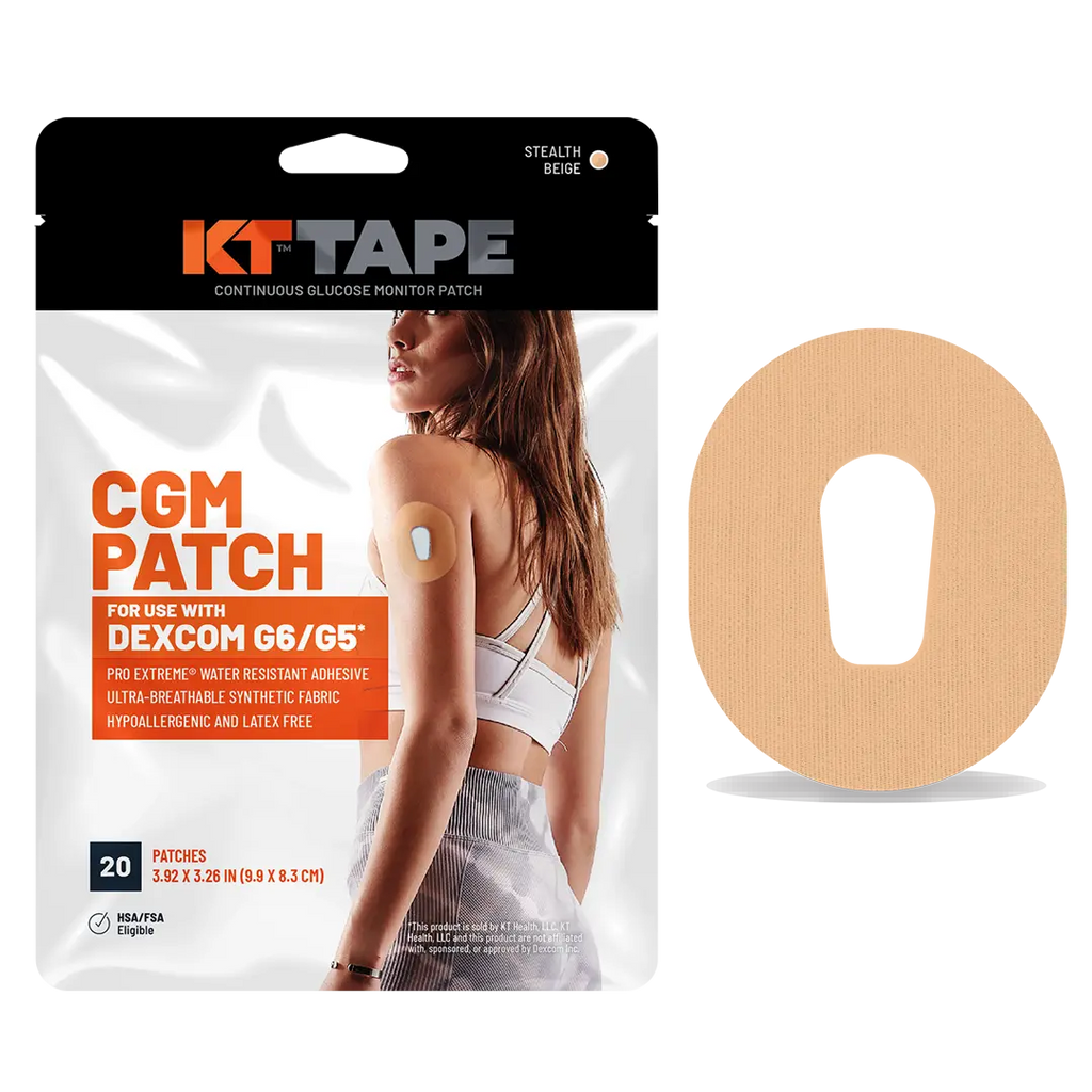 KT Tape CGM Patch adhesive patch for continuous glucose monitor protection and secure wear