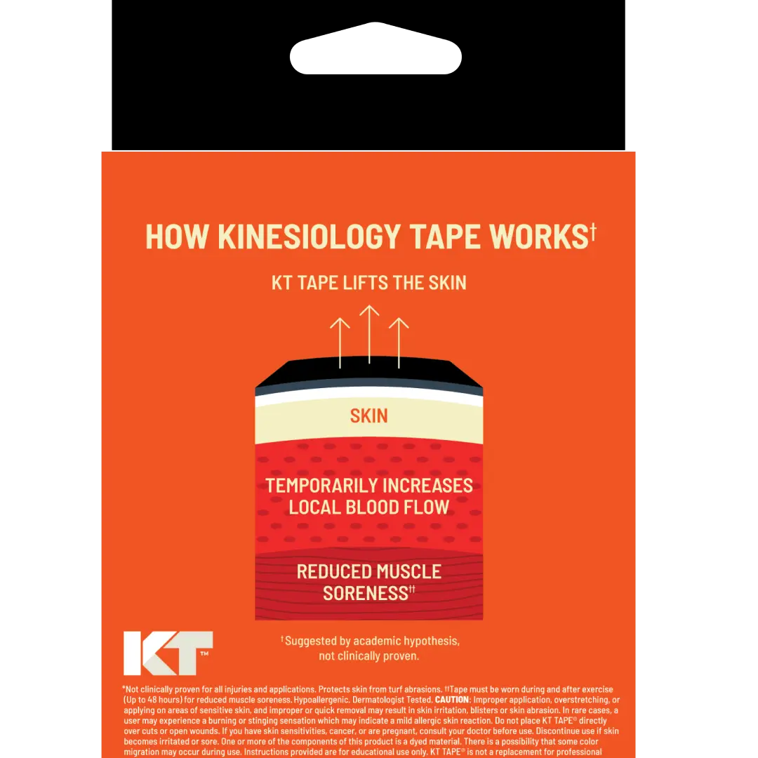 KT Tape Turf Tape kinesiology tape in – durable athletic tape for turf sports protection