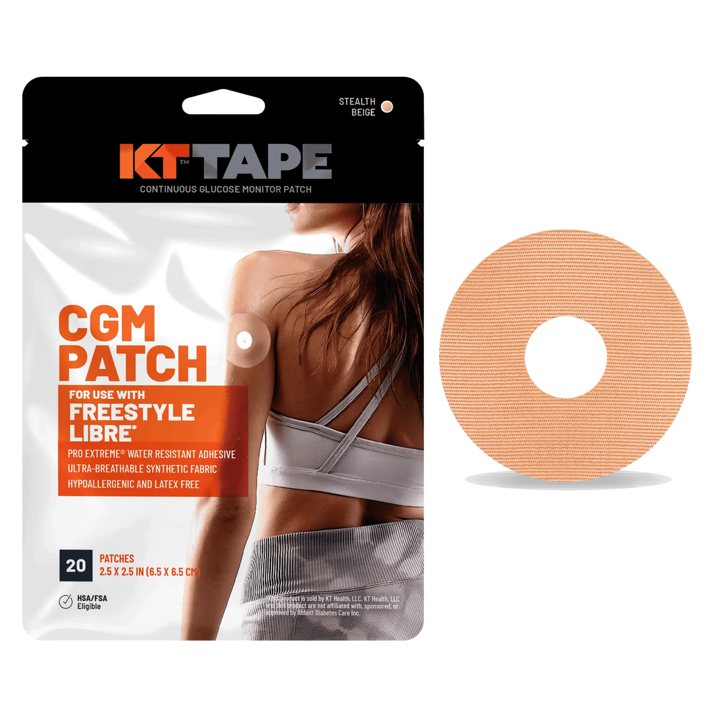 KT Tape CGM Patch adhesive patch for continuous glucose monitor protection and secure wear