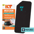 KT Tape Neck Pain Relief Patches with packaging