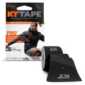 KT Tape Pro synthetic water-resistant kinesiology tape in Jet Black – 16 ft uncut roll for custom muscle and joint support#color_jet-black