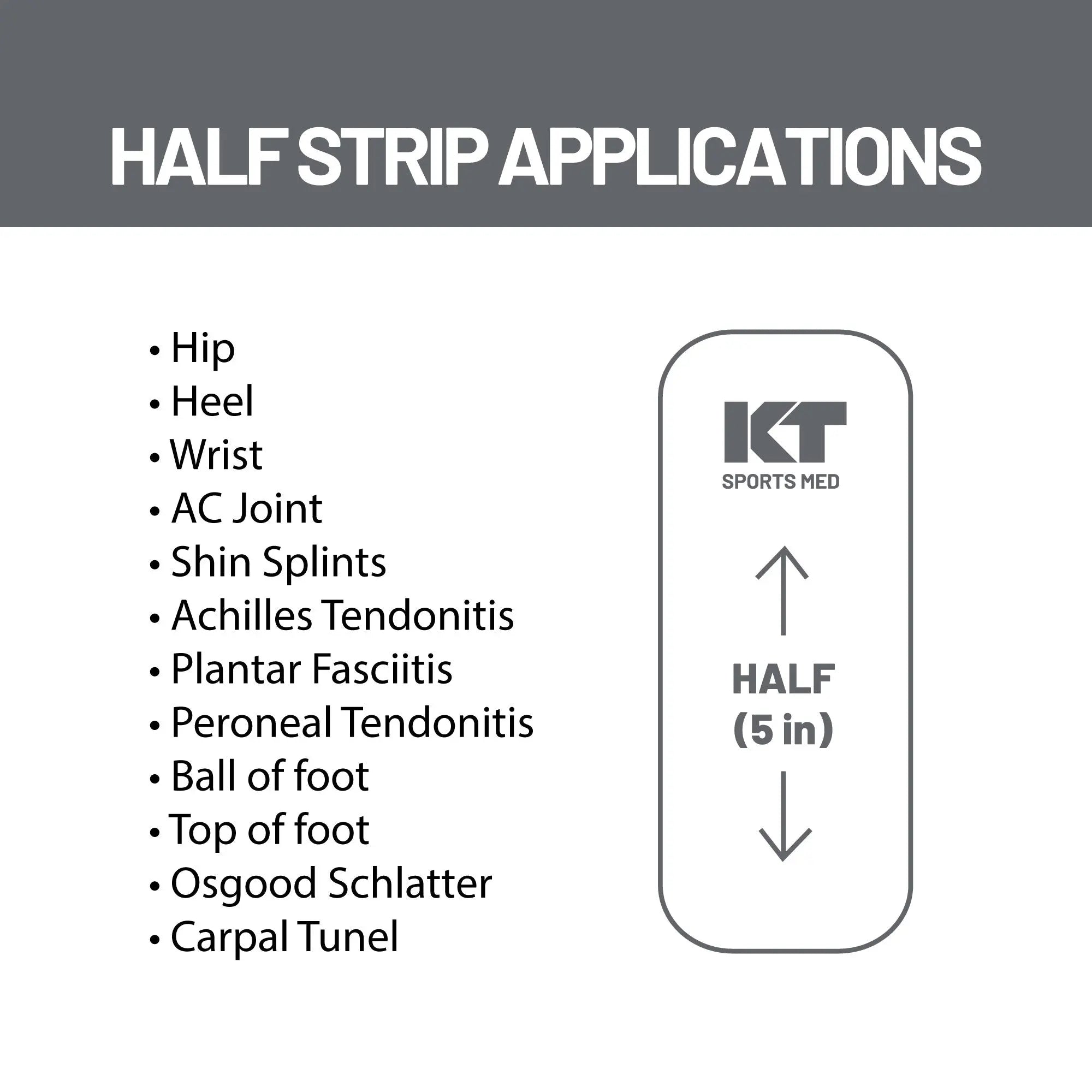 KT Tape Pro Extreme maximum strength kinesiology tape in – 300 precut 5 inch half strips for intense athletic support