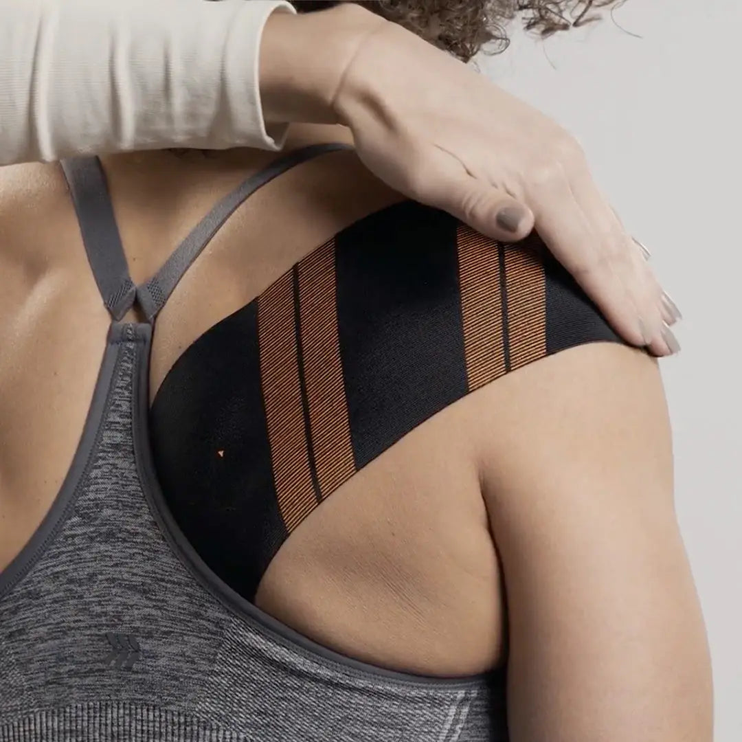 KT Tape Pro Wide extra coverage kinesiology tape in - 75 precut 10 inch strips for larger muscle group support