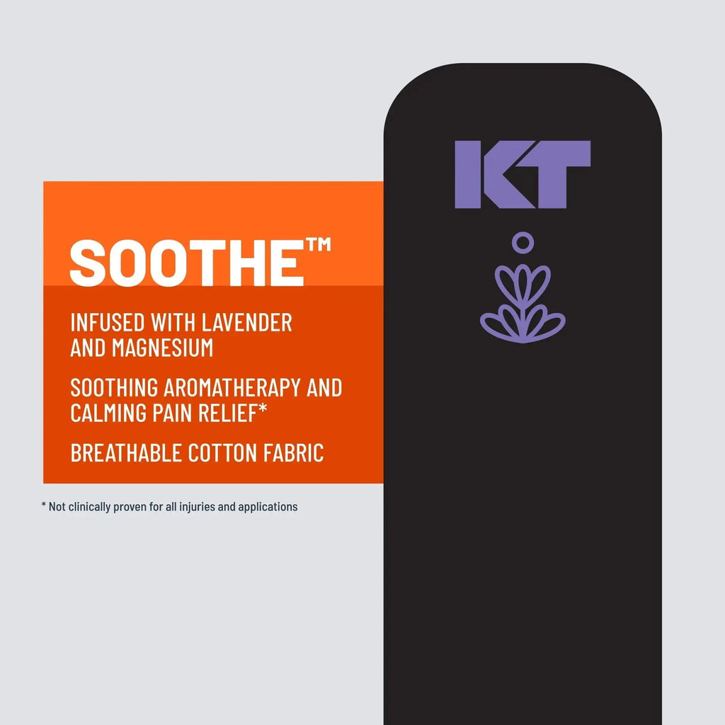 KT Tape Soothe kinesiology tape in – 20 precut strips for muscle relaxation and pain relief