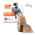KT Tape Original Cotton kinesiology tape in Beige – 125 ft uncut roll for gentle joint and muscle support#color_beige
