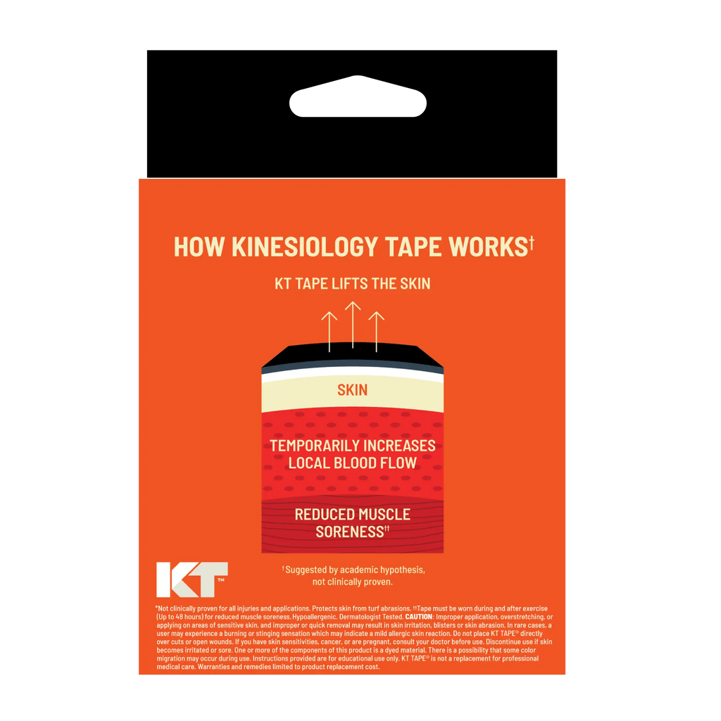 KT Tape Turf Tape kinesiology tape in – durable athletic tape for turf sports protection
