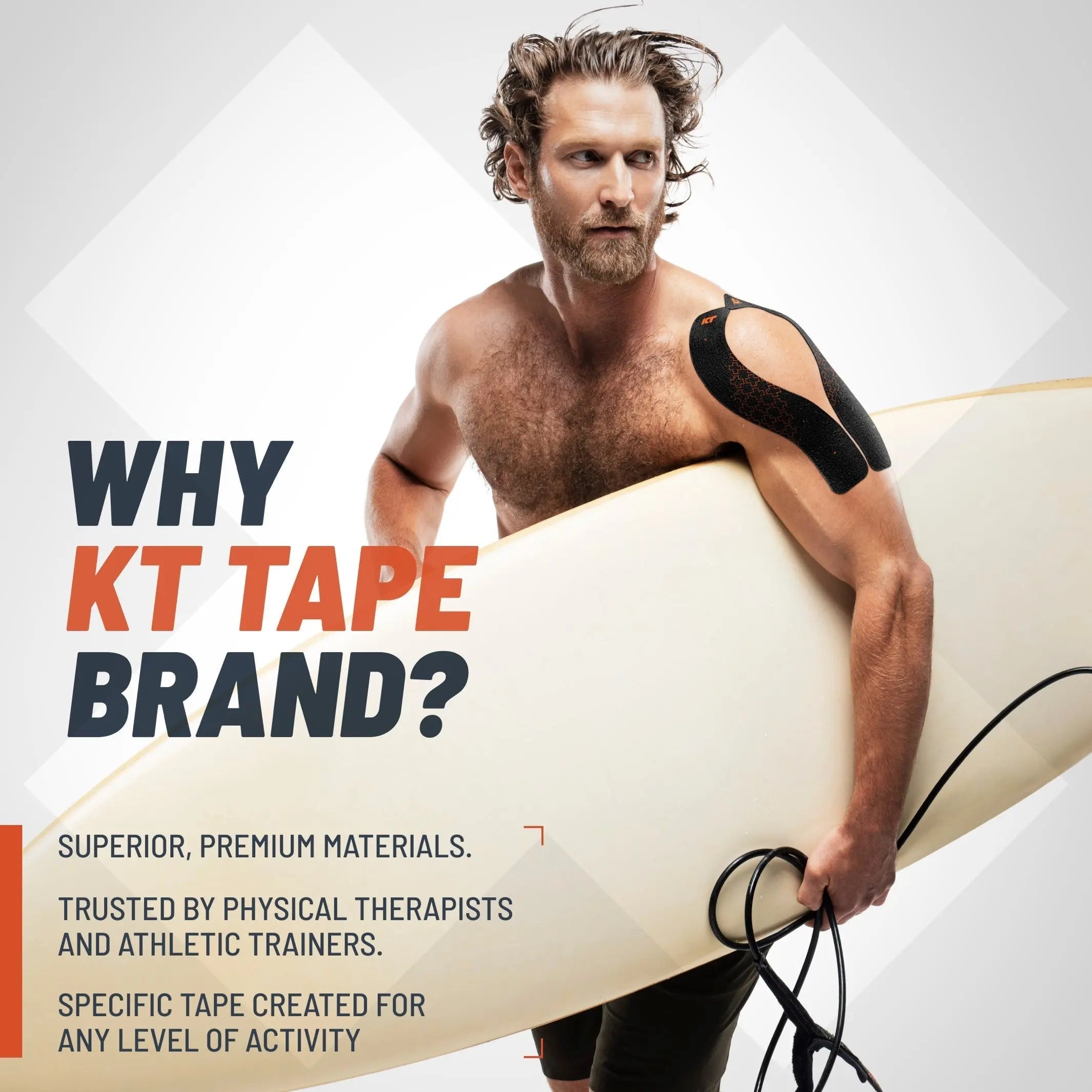 KT Tape Pro Extreme maximum strength kinesiology tape in - 20 precut strips for intense athletic support