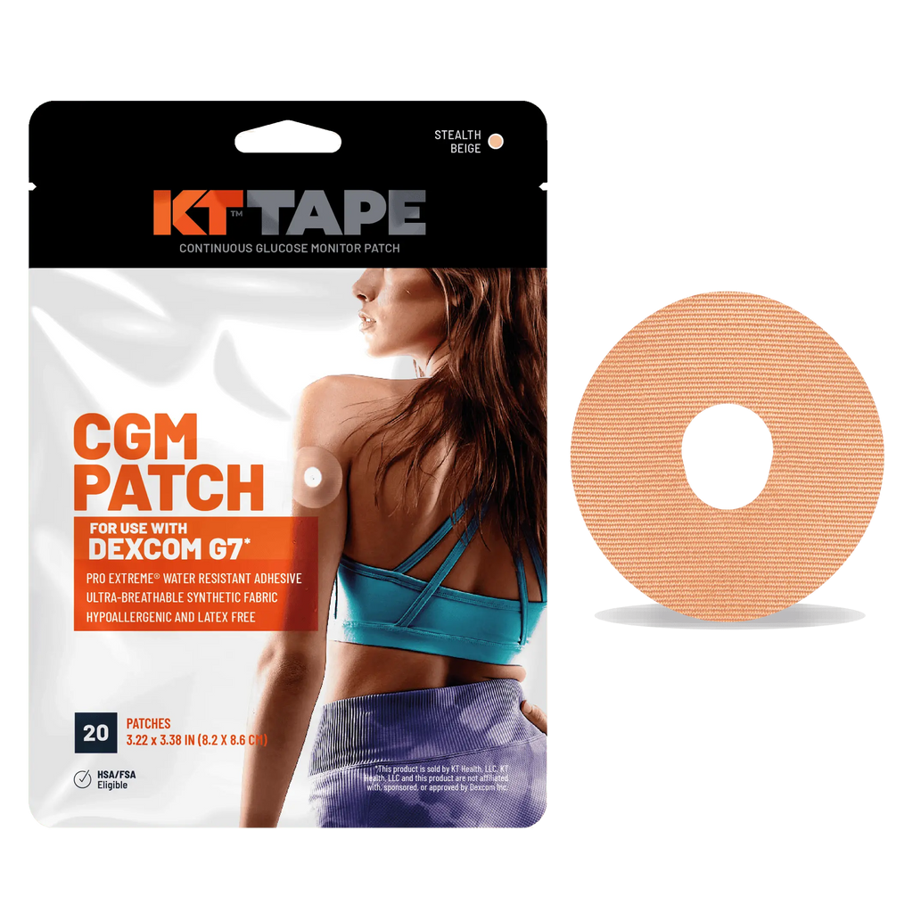 KT Tape CGM Patch adhesive patch for continuous glucose monitor protection and secure wear